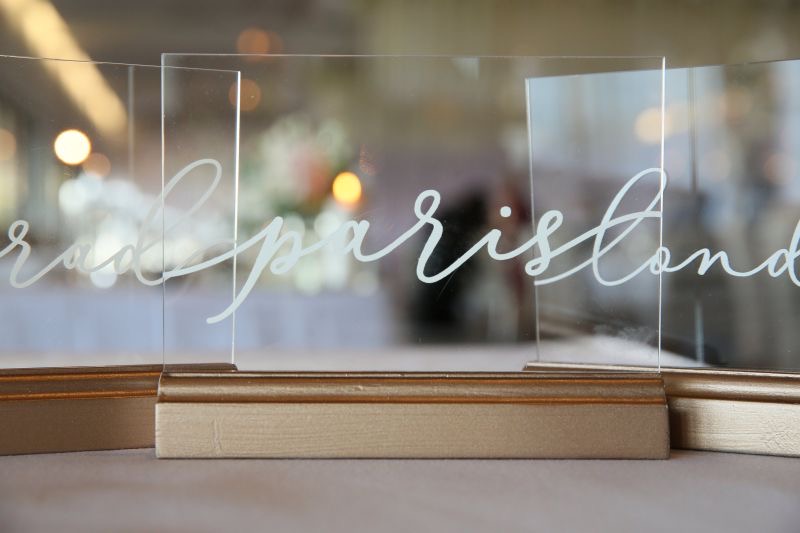 ACRYLIC TABLE NUMBERS