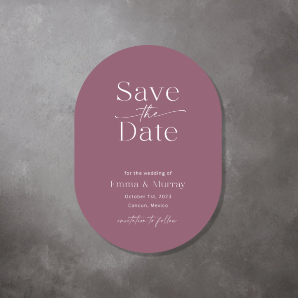 arch save the date