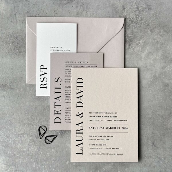 letterpress invitations