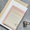 layered wedding invitations