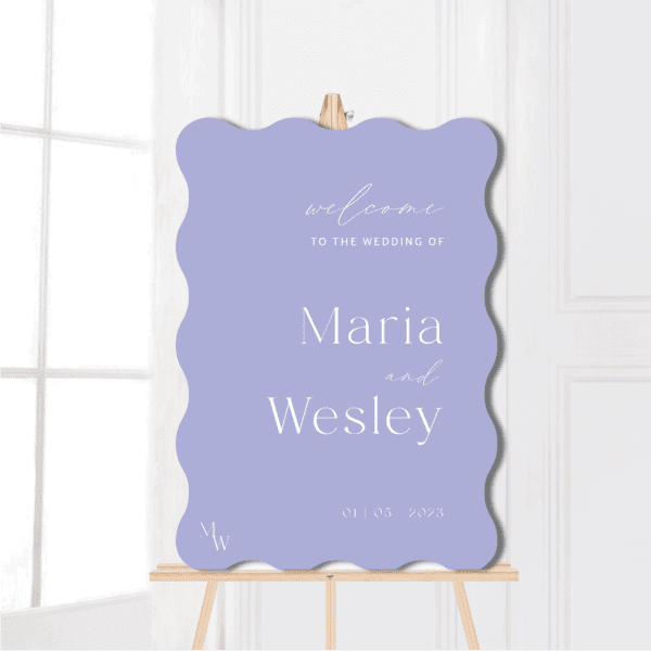 MARIA welcome sign mock up