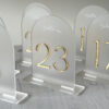 frosted acrylic table numbers