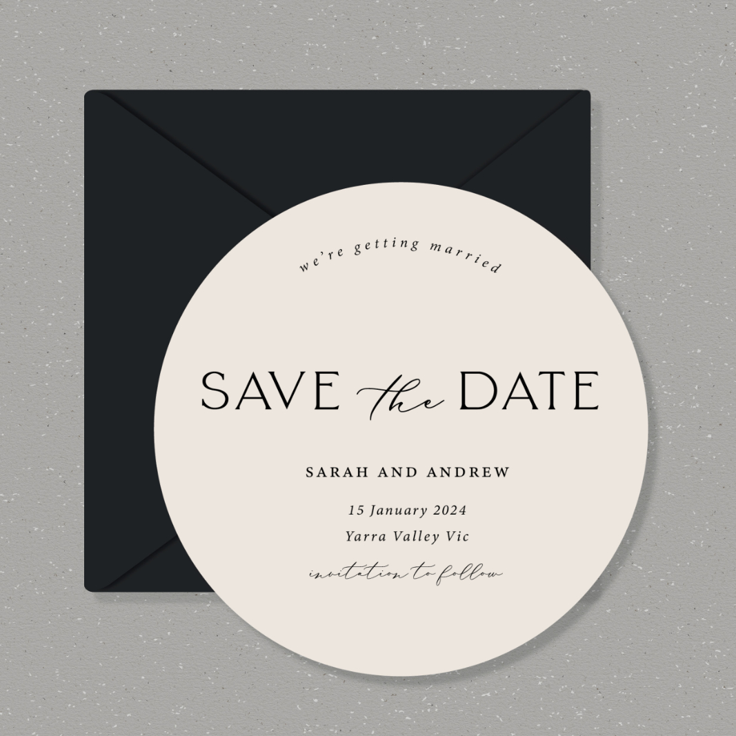 round save the dates
