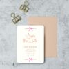 bow save the date