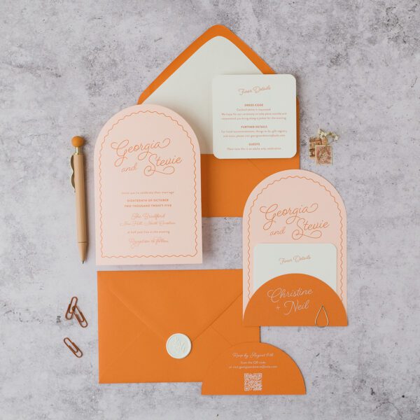 modern wedding invitations