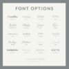 wedding fonts
