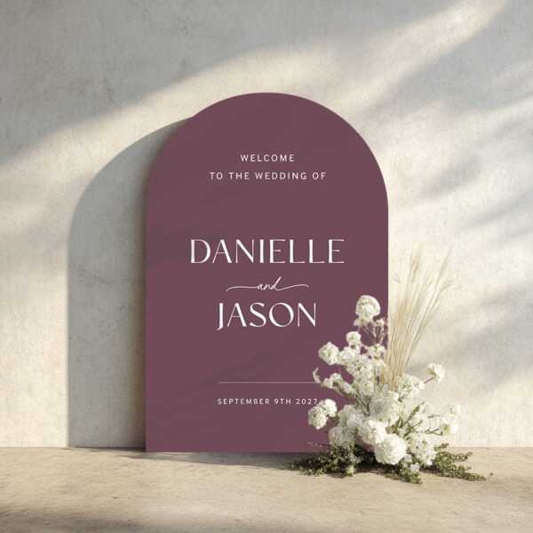 wedding welcome sign